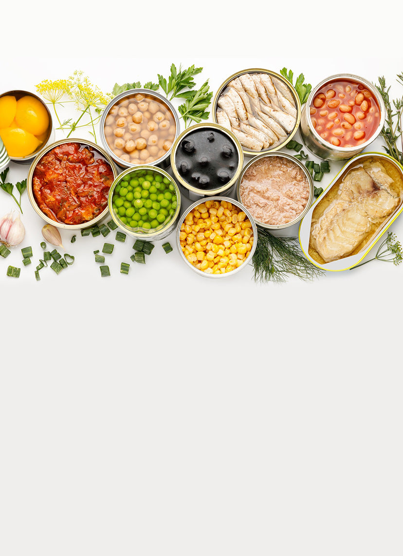 canned food banner