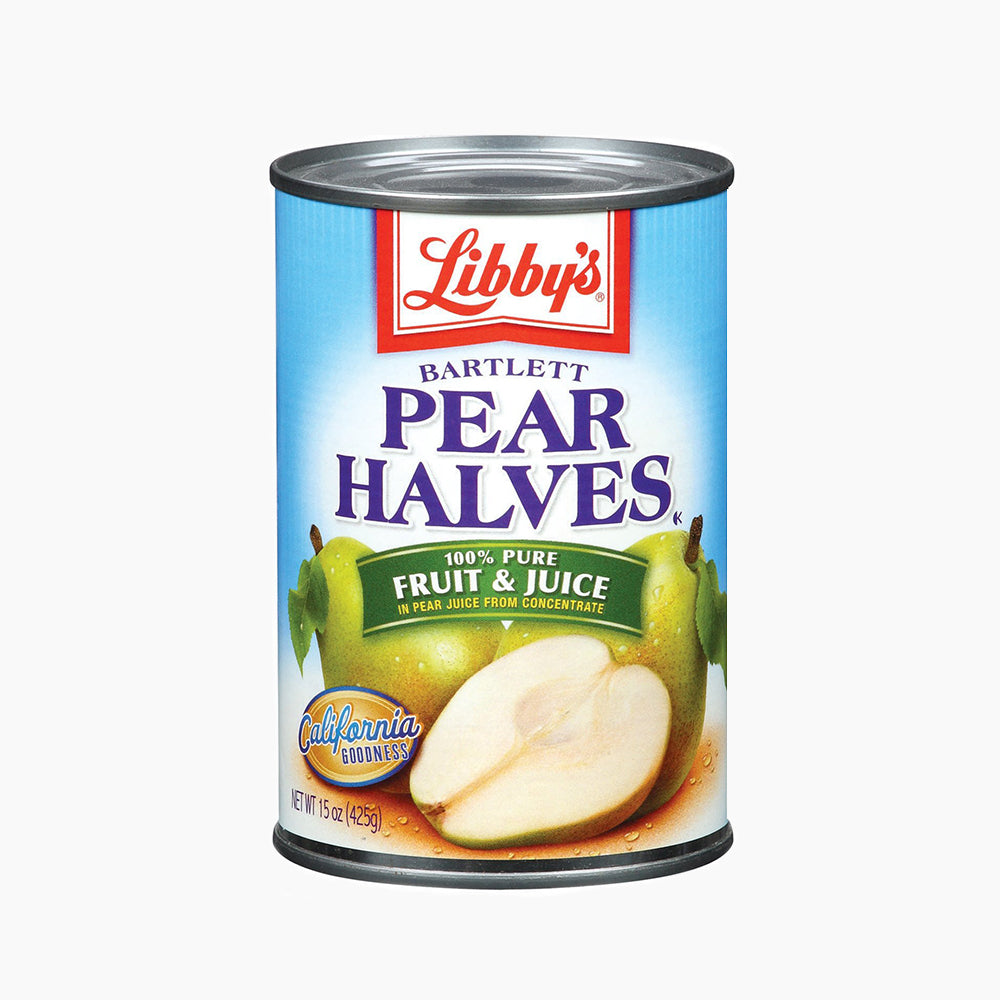 canned pear